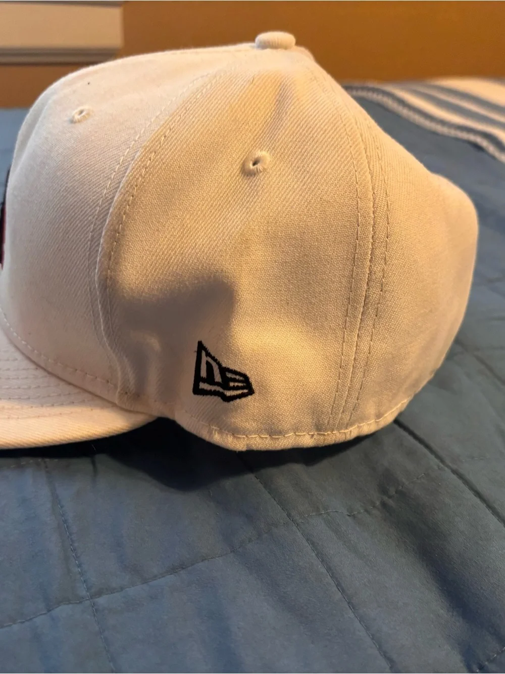 New Era White LA Baseball Cap - 59FIFTY